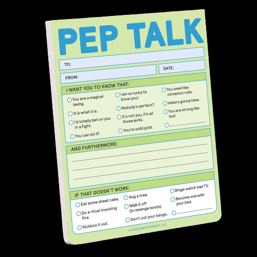 Pep Talk Nifty Note Pad - Lark - A Modern Marketplace