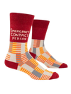 Emergency Contact Men&#39;s Socks