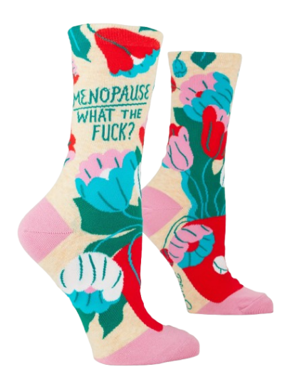 Menopause, What the Fuck? Ladies Socks