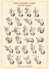 Sign Language Art Paper