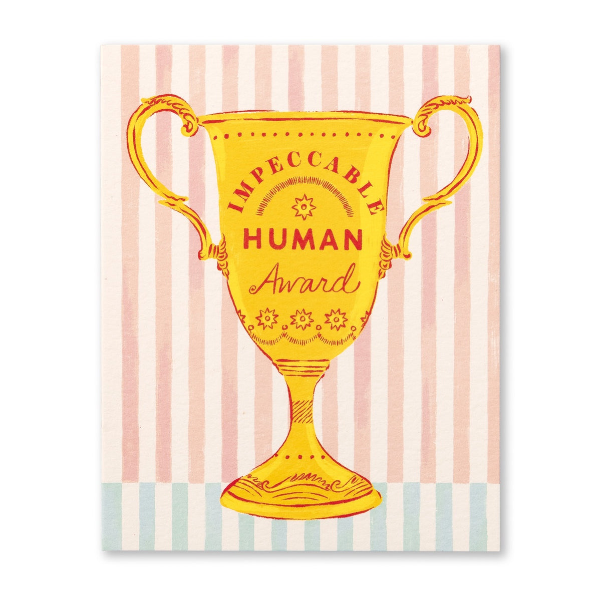 Impeccable Human Award Congratulations Card