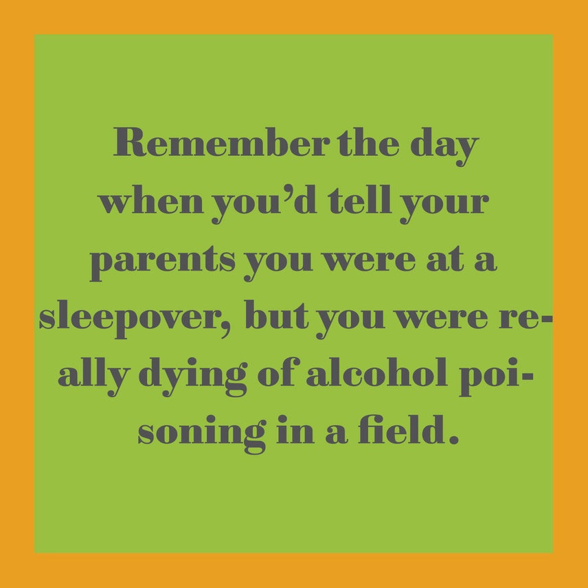 Alcohol Poisoning Card