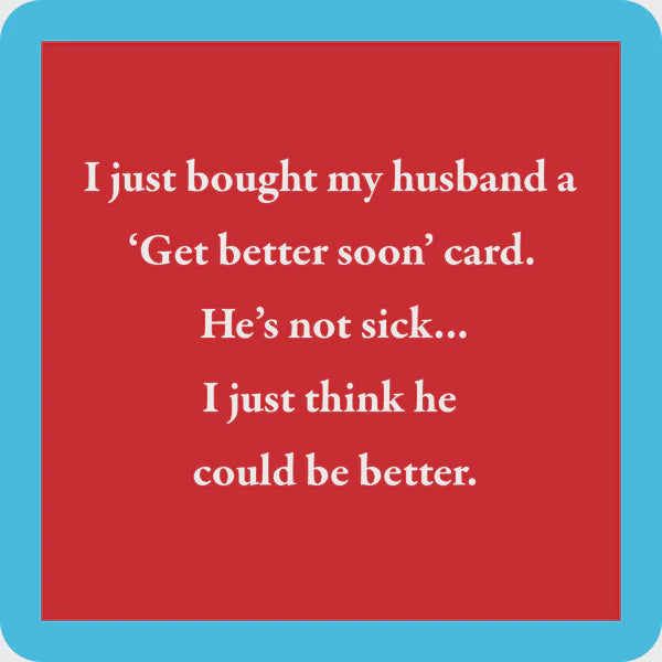 Get Better Card Coaster