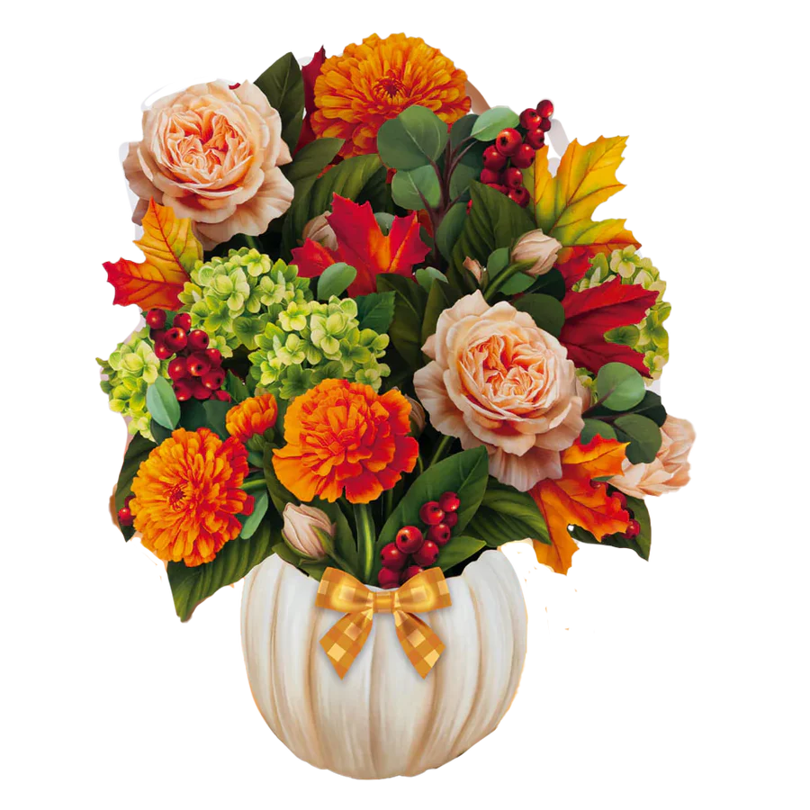 Mini Pumpkin Spice FreshCut Paper Bouquet