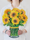 Sunflowers In Vase FreshCut Paper Bouquet