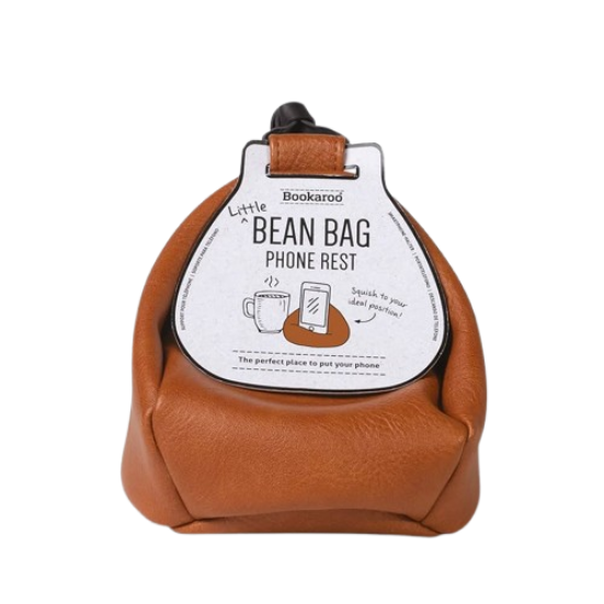 Little Bean Bag Phone Rest - Brown