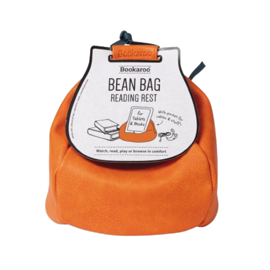 Bean Bag Reading Rest - Orange/Teal