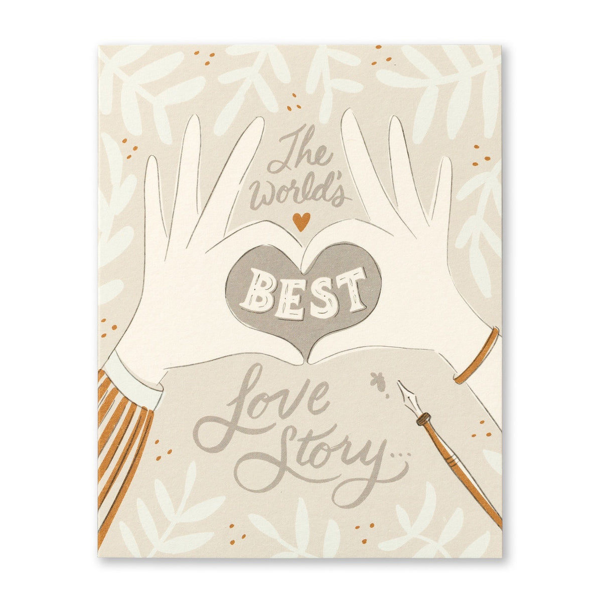 The World&#39;s Best Love Story Wedding Card