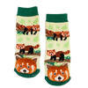 Red Panda Baby Socks