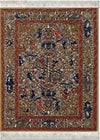 Dusty Gold Ancient Oriental Mouse Rug