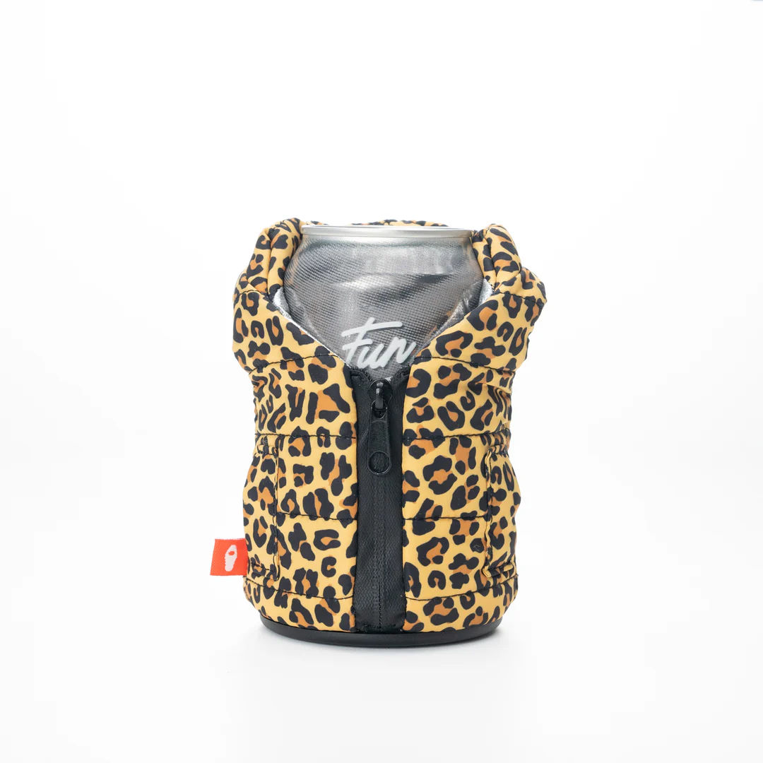 The Puffy Vest - Leopard