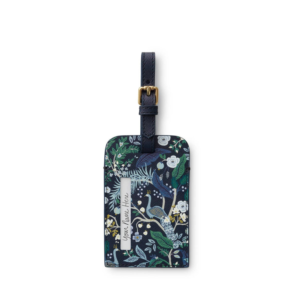 Peacock Luggage Tag