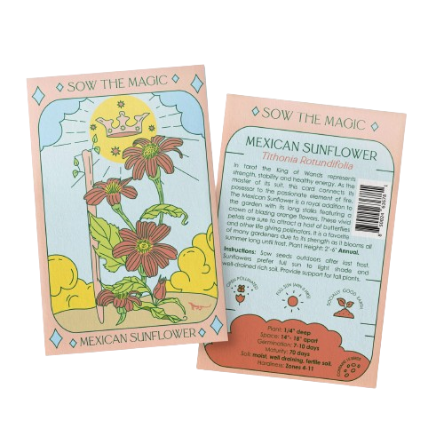 Mexican Sunflower Seed Packet