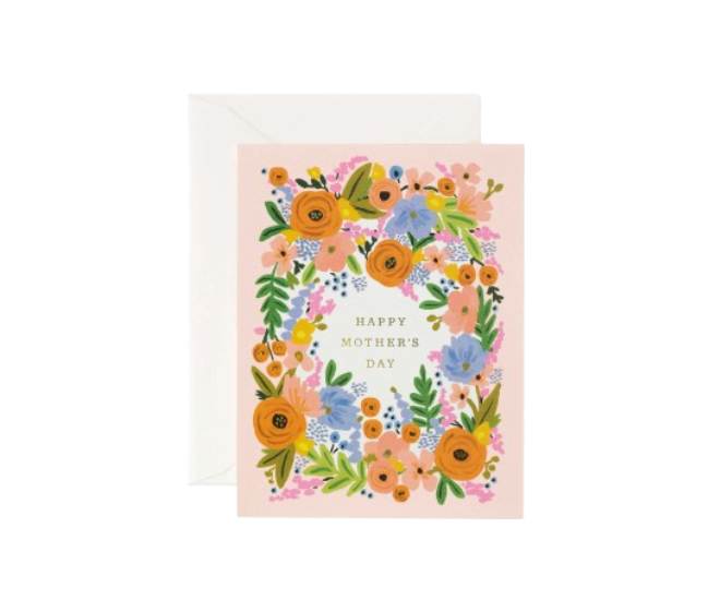 Floral Mother&#39;s Day Card