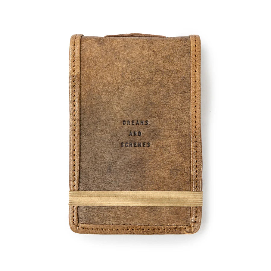 Dreams &amp; Schemes Mini Leather Journal