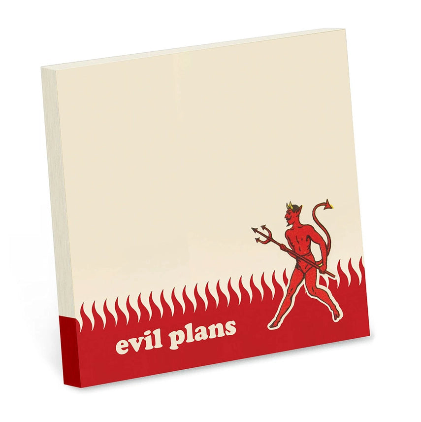 Evil Plans Sticky Notes