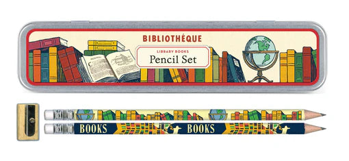 Library Books Pencil Set