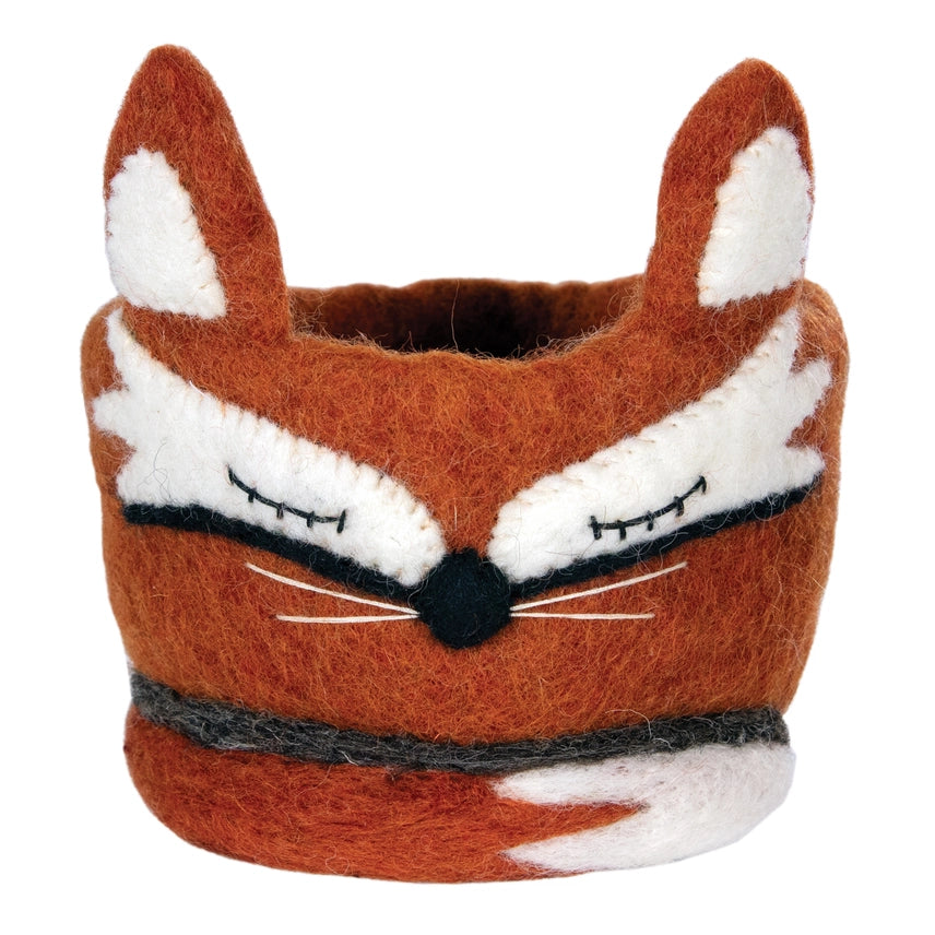 Fox Felt Pot