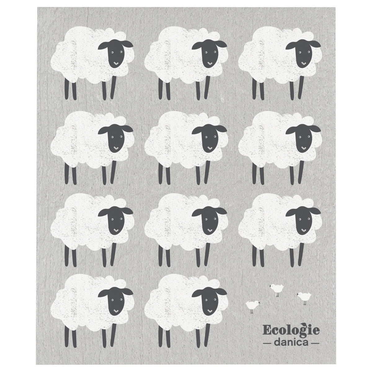 Counting Sheep Swedish Dishcloth