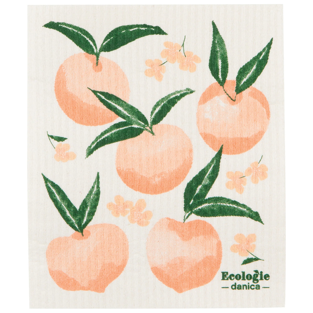 Peaches Swedish Dishcloth