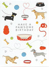 Have A Pawsome Birthday Card