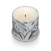 Winter White Demi Tin Candle