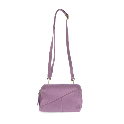 Lilac Gigi Crossbody Bag w/Woven Wrist Strap