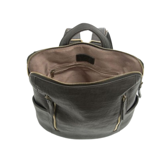 Charcoal Raegan Double Zip Backpack