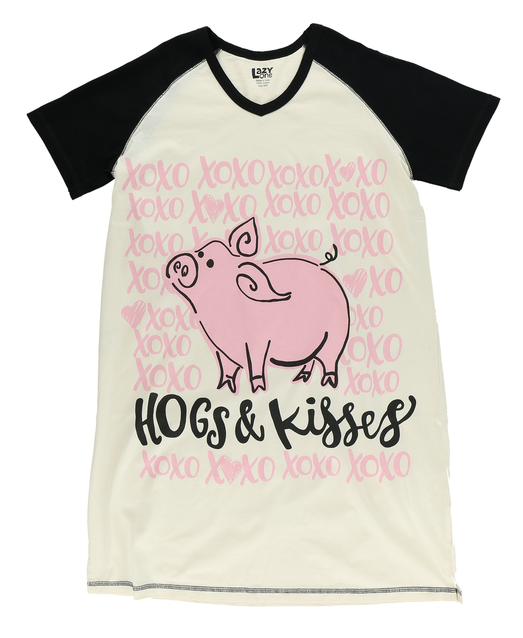 Hogs &amp; Kisses Nightshirt - S/M