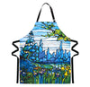 Louis C. Tiffany Iris Landscape Apron