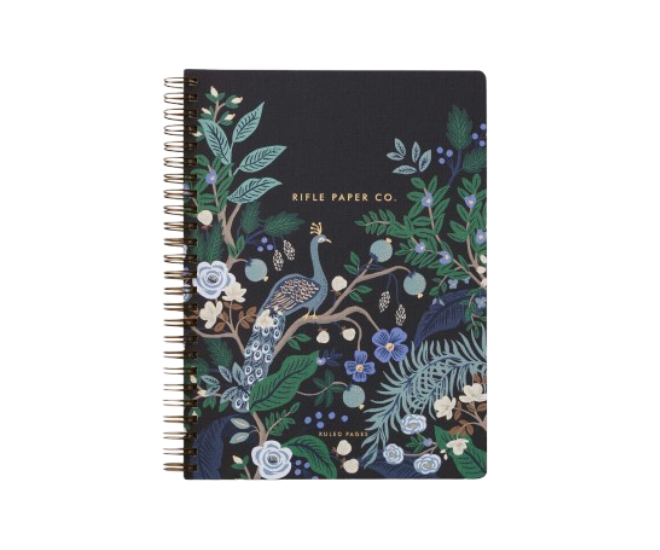 Peacock Spiral Notebook