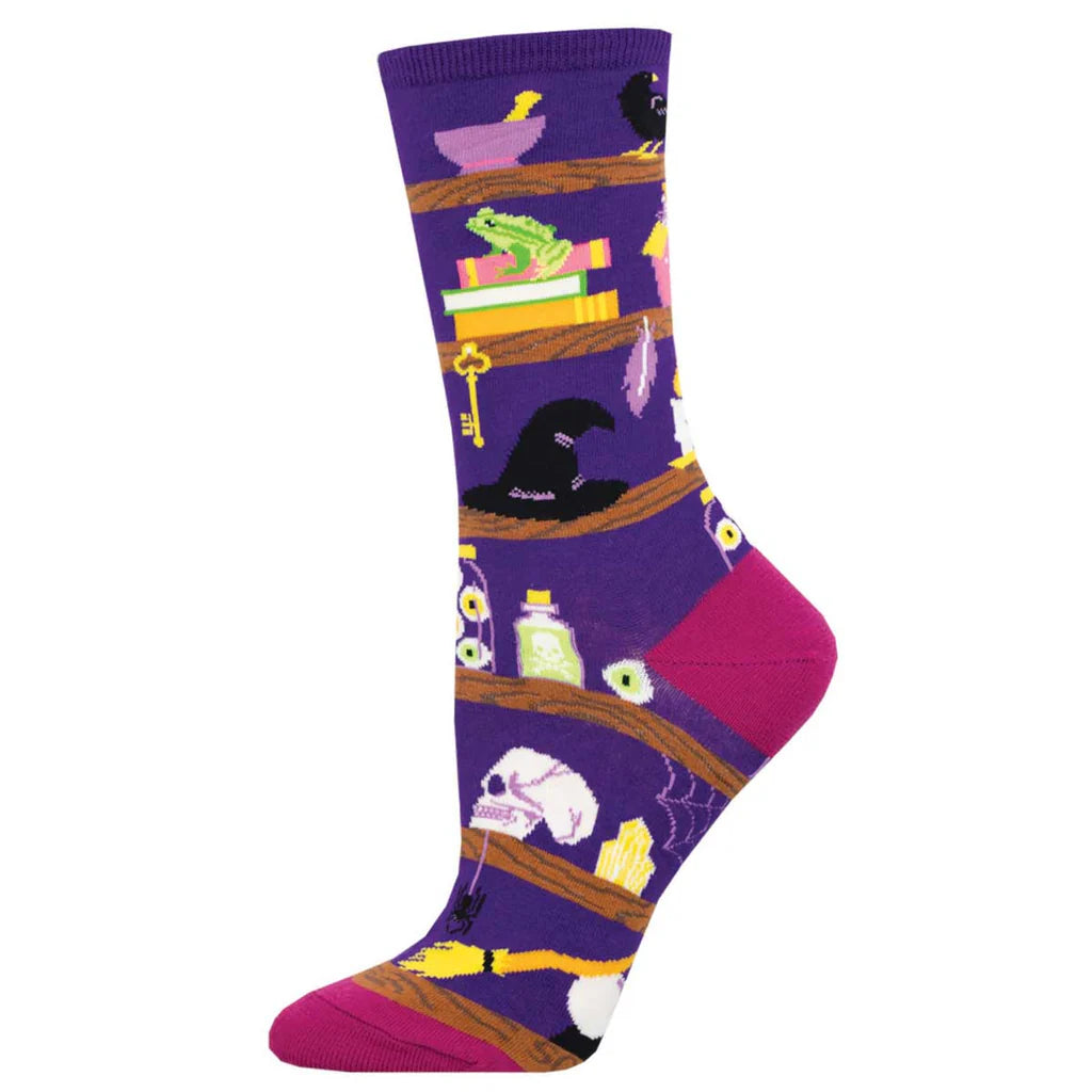 Bewitched Closet Socks - Purple