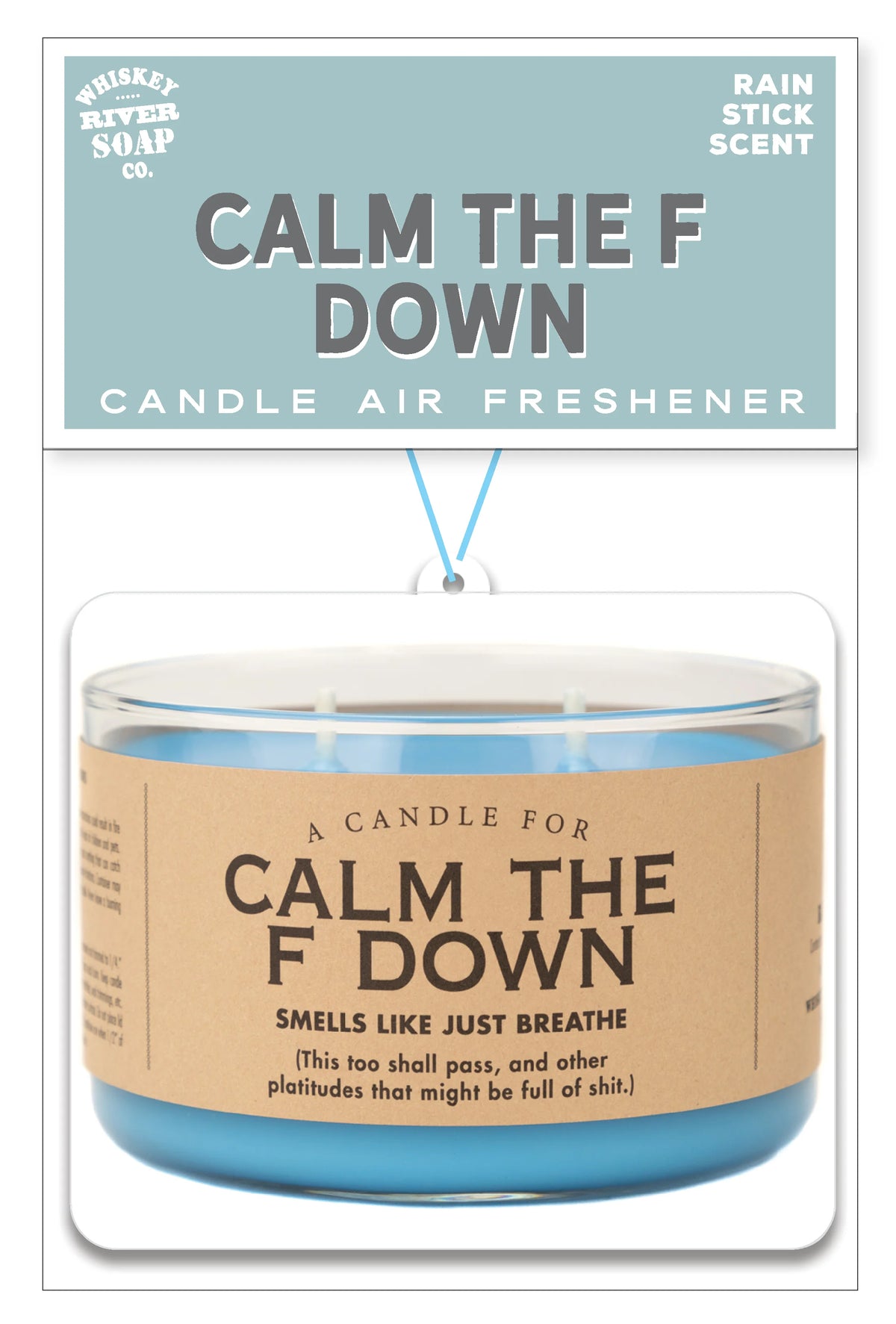 Calm The F Down Candle Air Freshener