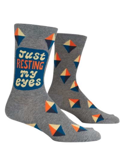 Just Resting My Eyes Men&#39;s Socks