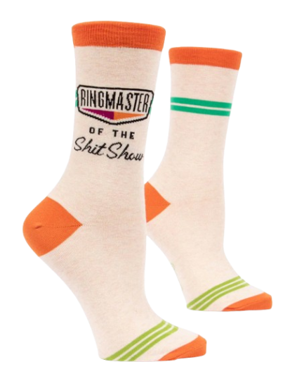 Ringmaster of the Shitshow Ladies Socks