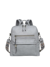 Amelia Convertible Backpack - Dusty Blue