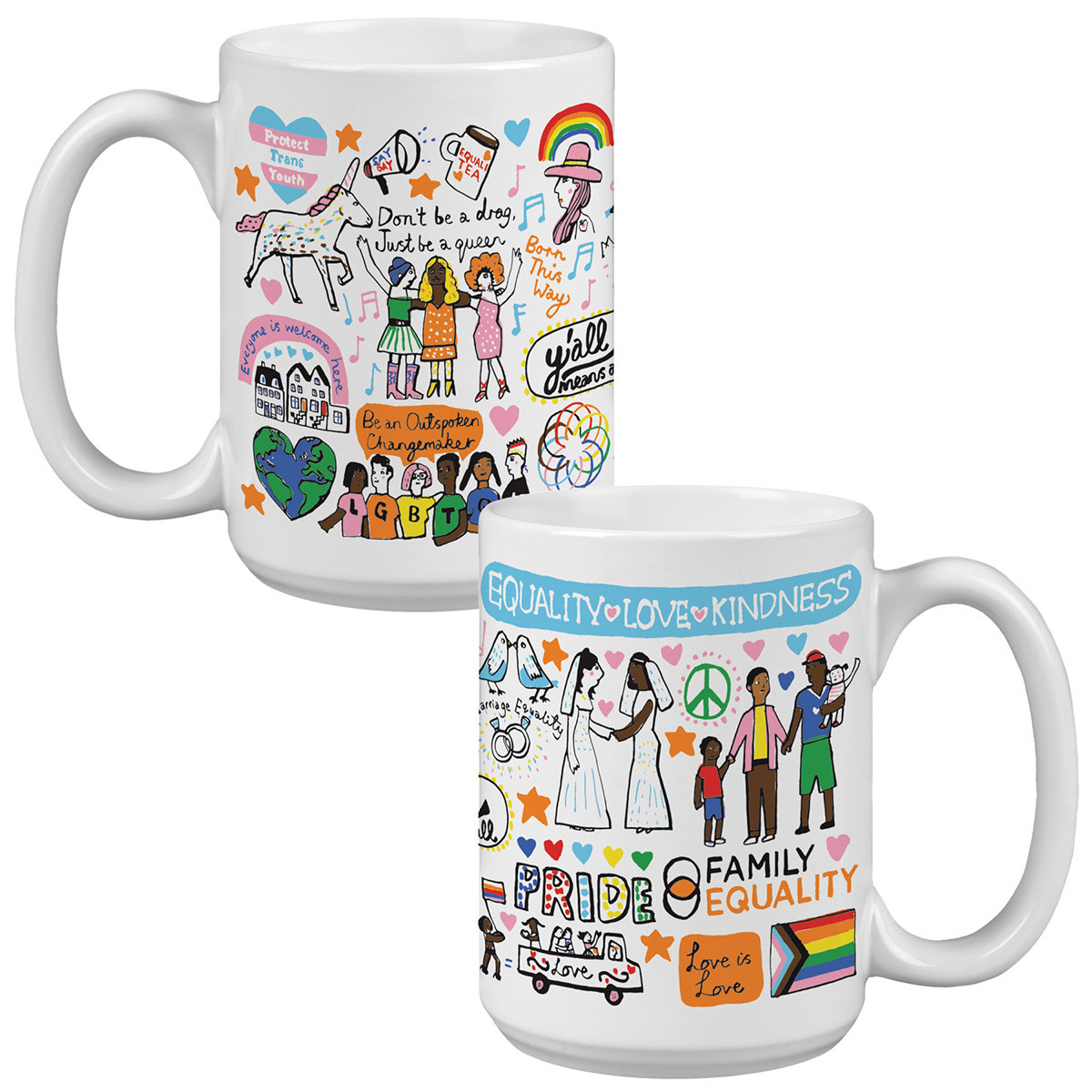 Pride Love Wins Ceramic Mug