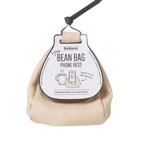 Little Bean Bag Phone Rest - Cream