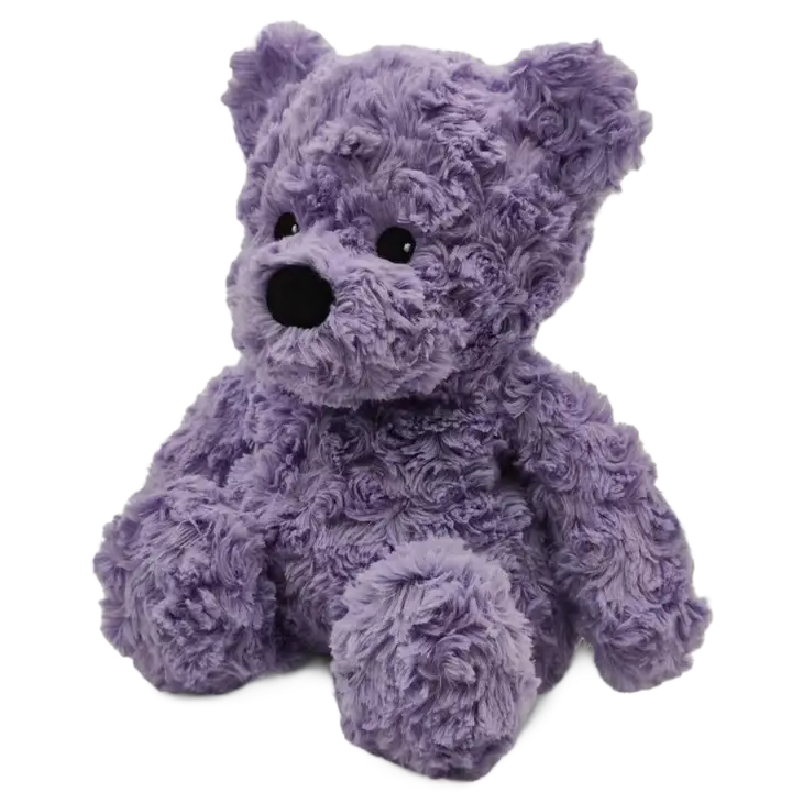 Purple Curly Bear Warmies