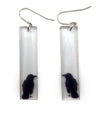 Tall Crow Earrings