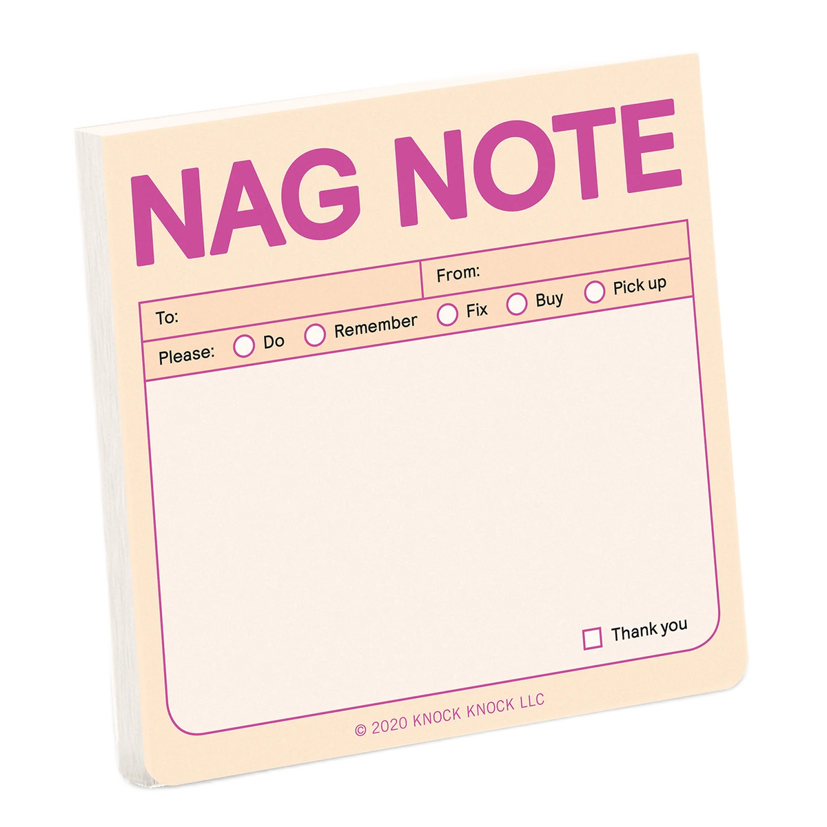 Nag Note Sticky Notes - Pastel