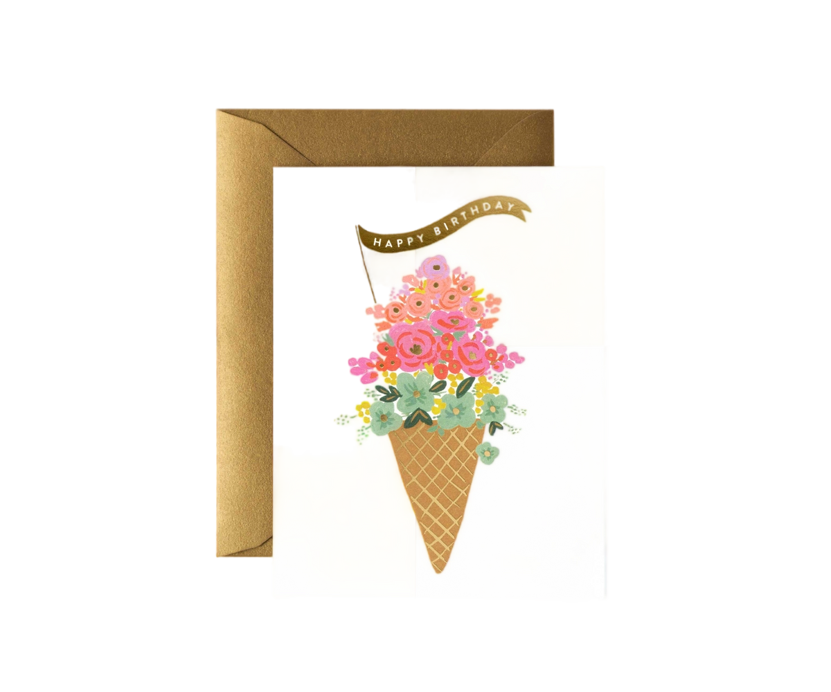 Ice Cream Birthday Card