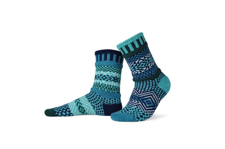 Solmate Crew Socks - Evergreen Solmate Socks Clothing